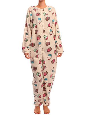 Cupcake 2024 onesie pajamas