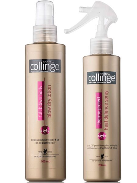 BEAUTY: CO BY ANDREW COLLINGE - FINISHING GEL SERUM & FIRM HOLD HAIRSPRAY