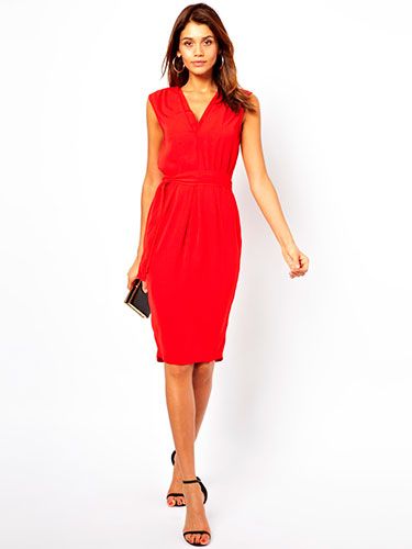 What to wear an office party :: 10 of the red dresses