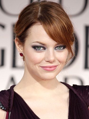375px x 500px - Beauty how to: Emma Stone's sultry metallic eye makeup