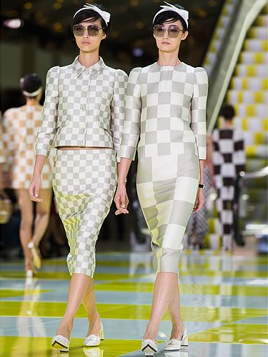 Check mate and double trouble at Louis Vuitton SS1