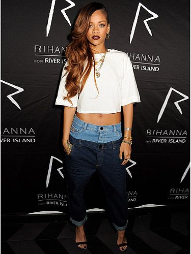 Rihanna Models River Island Collection, Shows Off Her Fashion Line