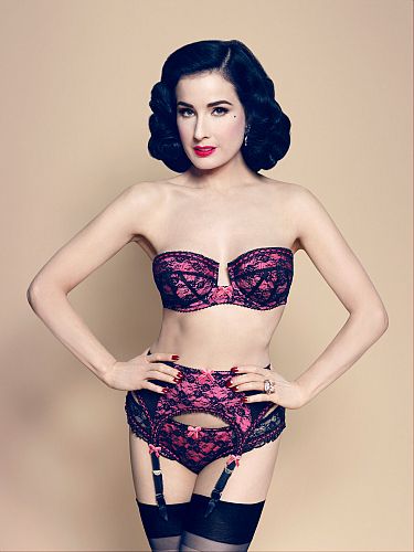 This '80s-inspired bra designed by Dita Von Teese is back in stock