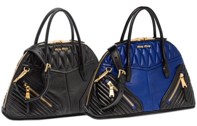 Miu miu nappa biker bag new arrivals