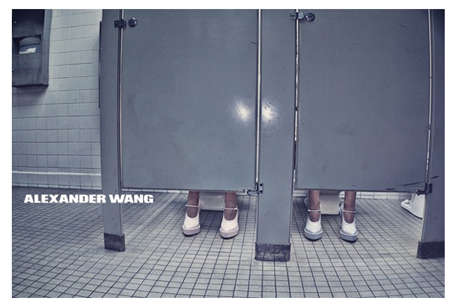 Bathroom-Set Fashion Ads : Alexander Wang Spring 2014