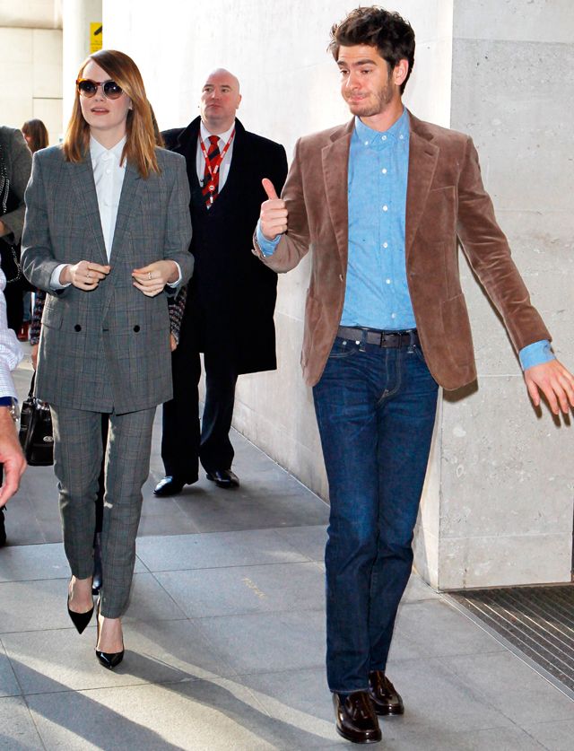 Emma Stone's Saint Laurent Pantsuit