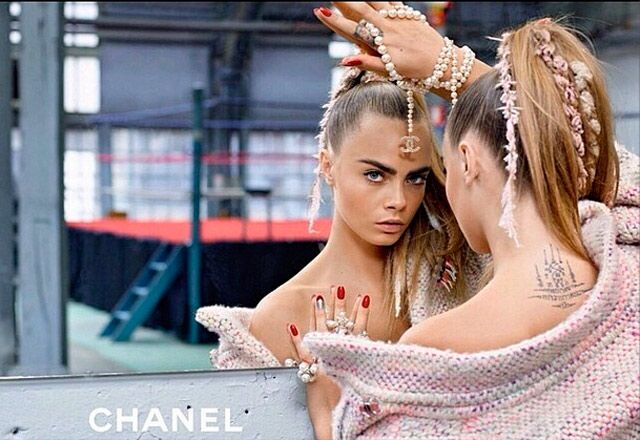 Cara Delevingne gets in the boxing ring for Chanel