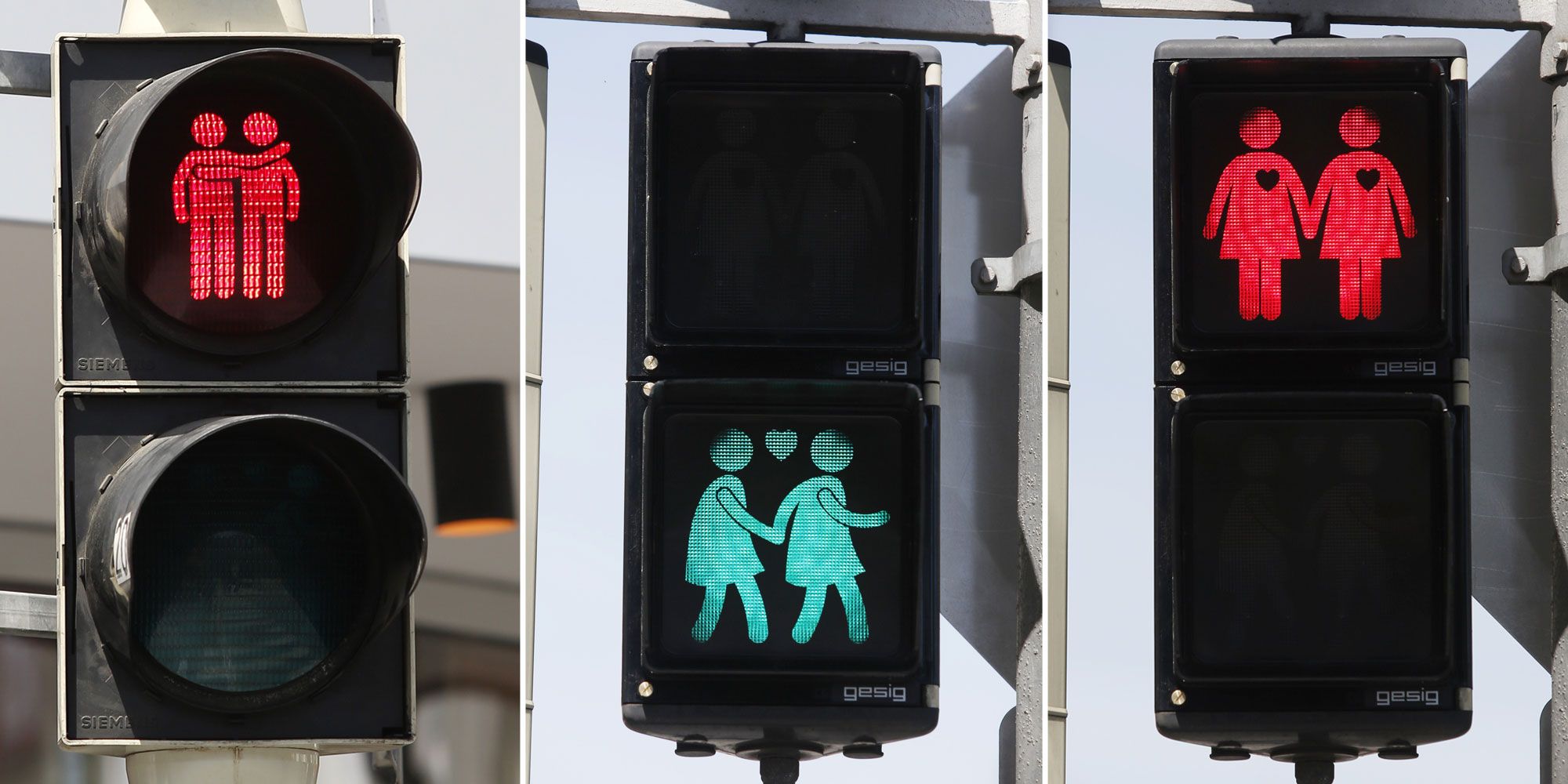City Just Replaced Little Men on Traffic Lights With Adorable LGBT