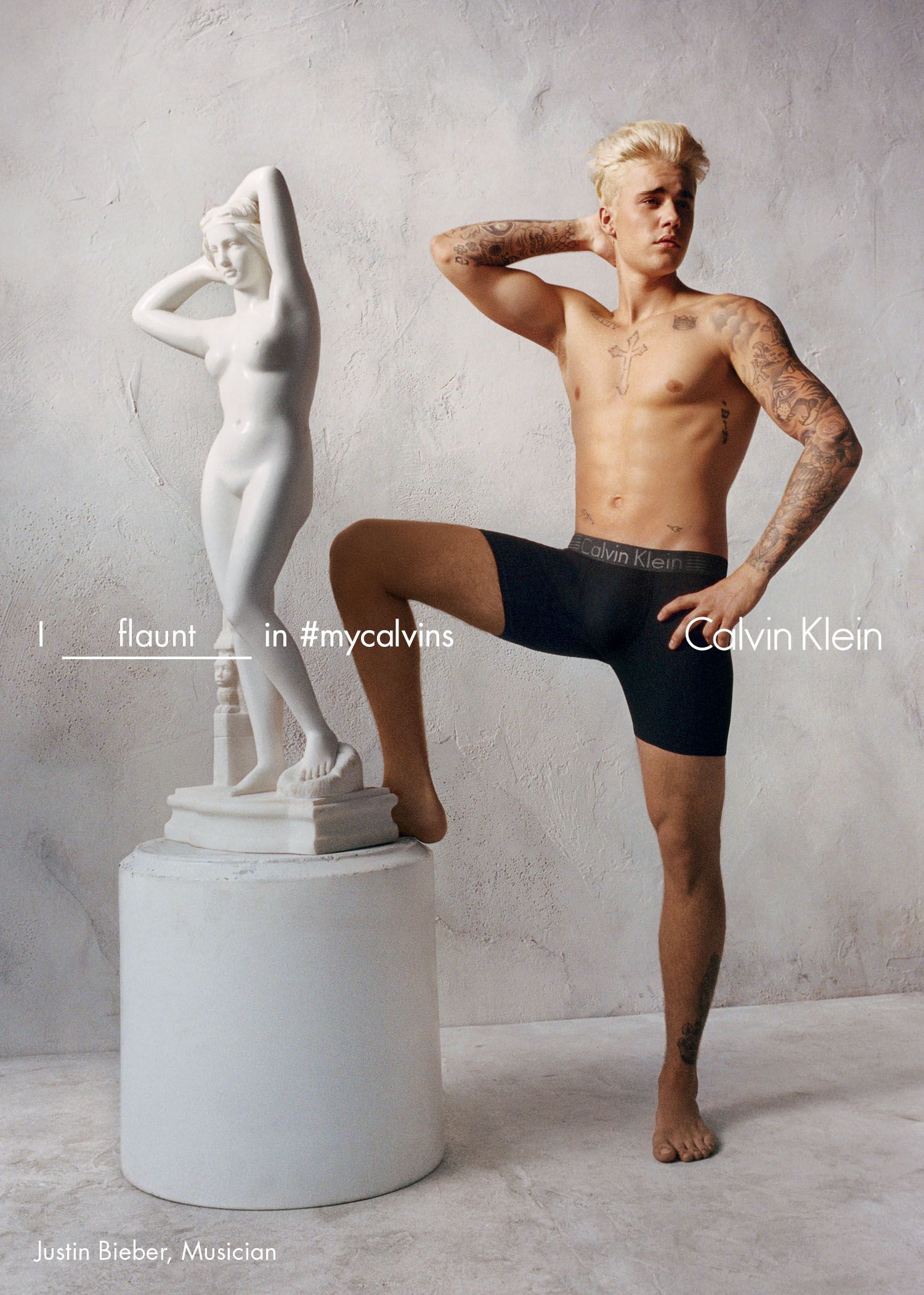 Think Justin Bieber's Calvin Klein underwear ad was Photoshopped a bit  much? - Boing Boing