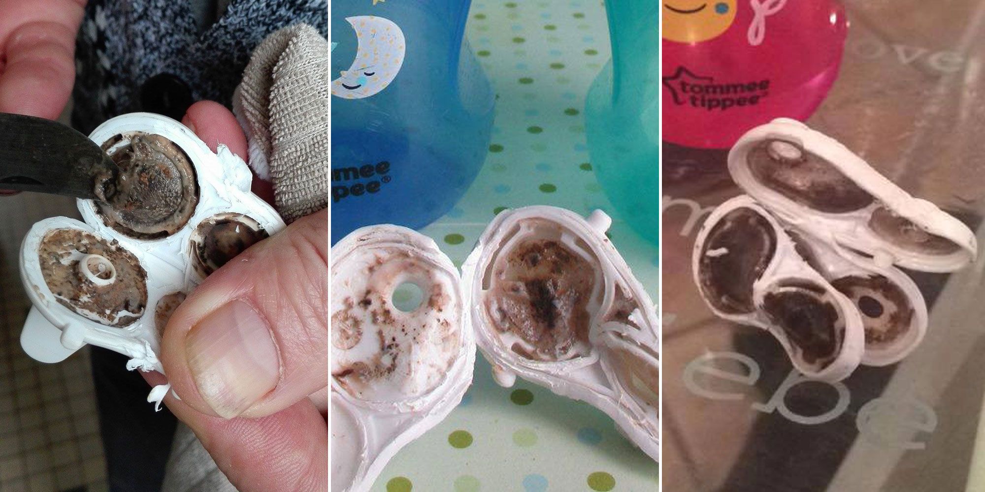 Moldy sippy cups frighten parents