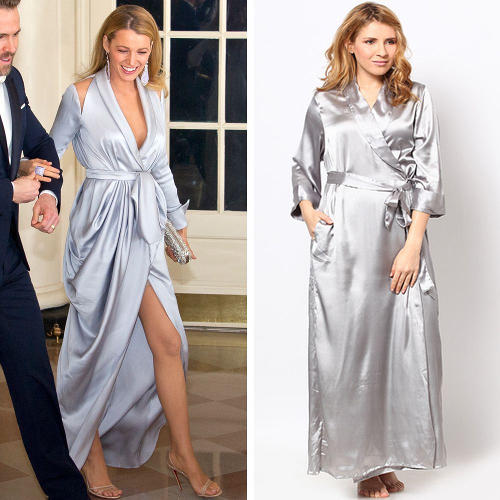 EXCLUSIVE Luxury Silk Satin Six-Piece Nightgown Dressing Gown Set - Trendyol