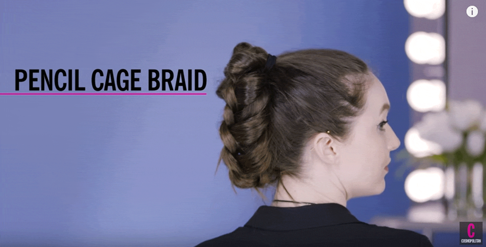 How to tie hair hot sale with pencil