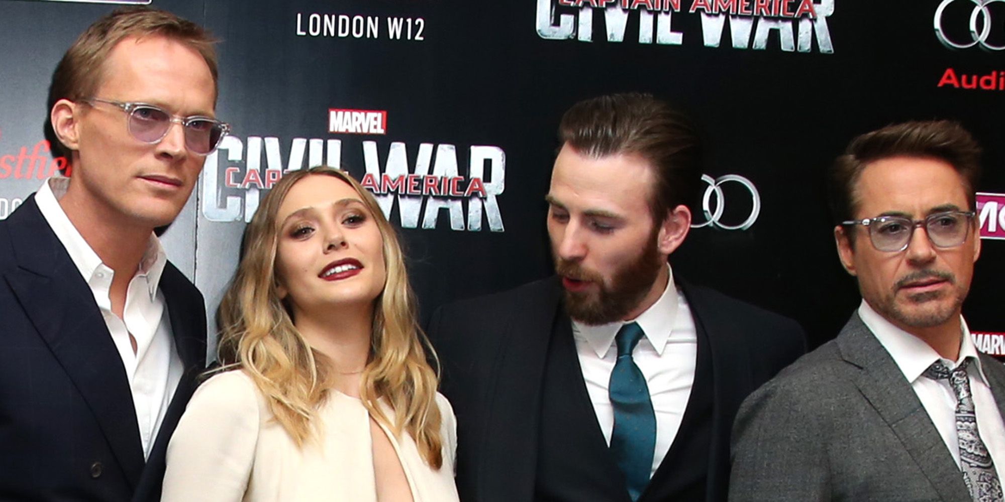 The Exact Moment Chris Evans Discovered Boobs - Chris Evans Staring at Elizabeth  Olsen Cleavage