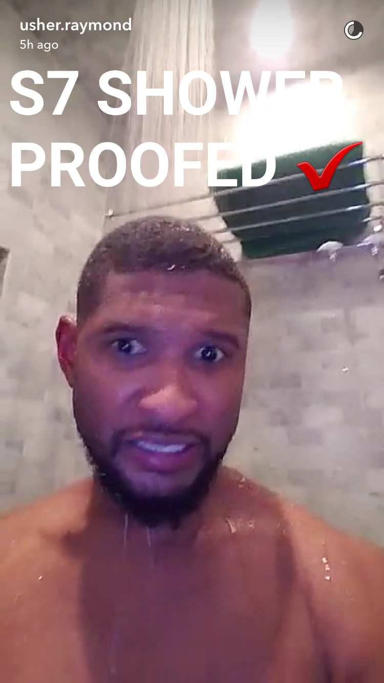 Usher Shared a Nude Selfie on Snapchat and It Was Glorious - Usher Nude  Selfie