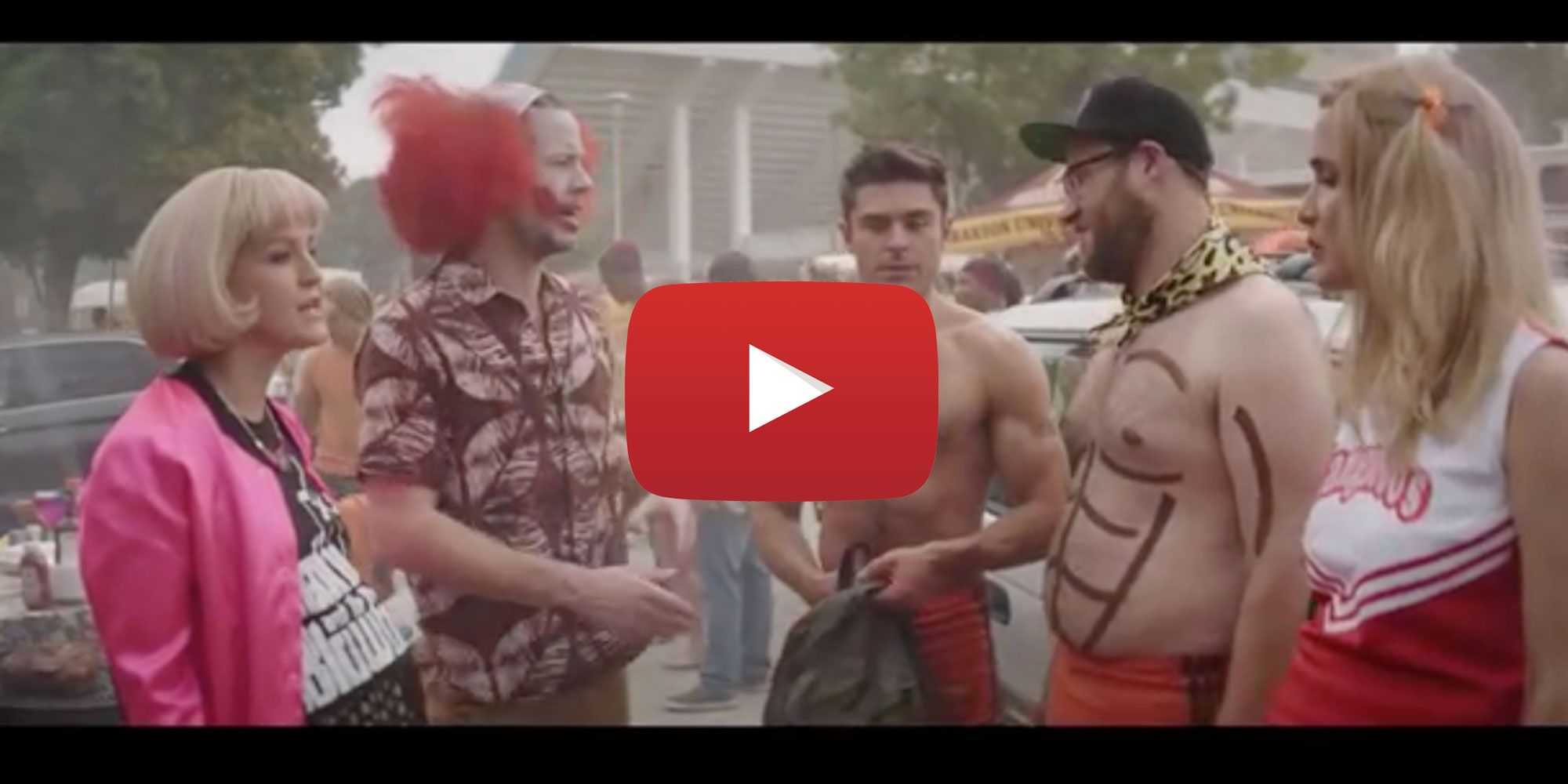 Zac Efron oils up in 'Neighbors 2: Sorority Rising' clip 