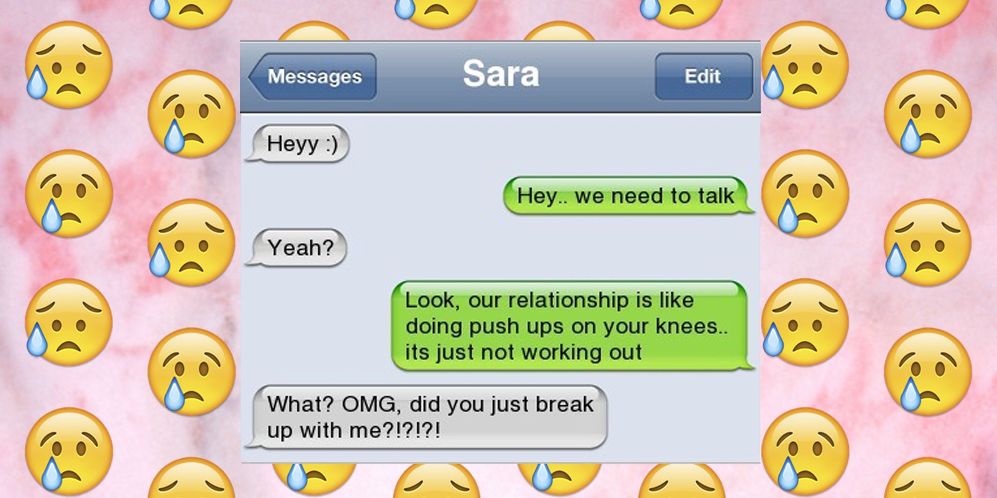 mean break up text messages