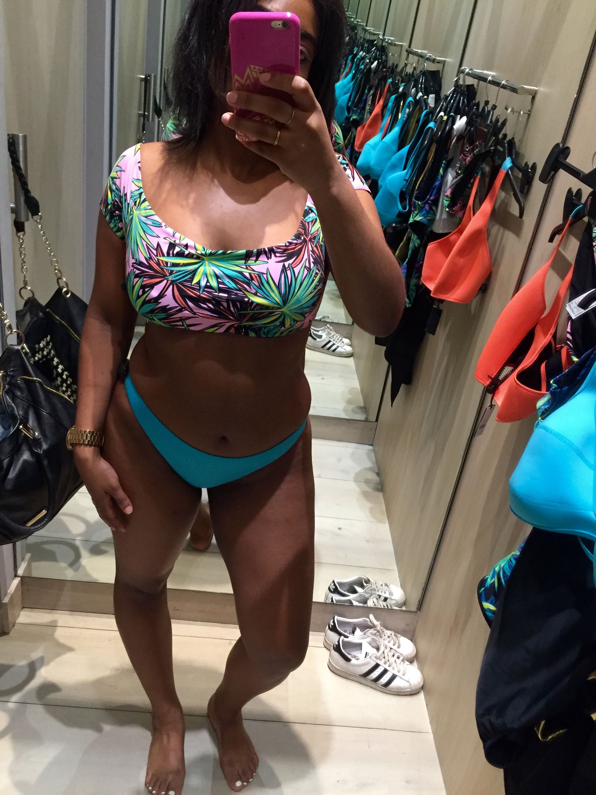Here's What Happened When I Tried On Kendall and Kylie's New Swimwear Line