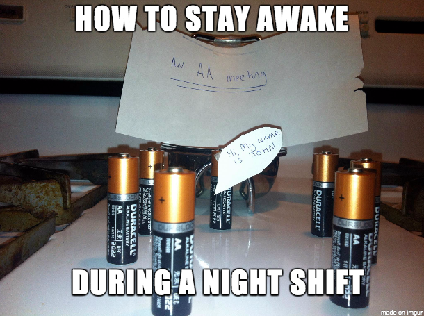 NIGHT SHIFT FUNNY QUOTES –