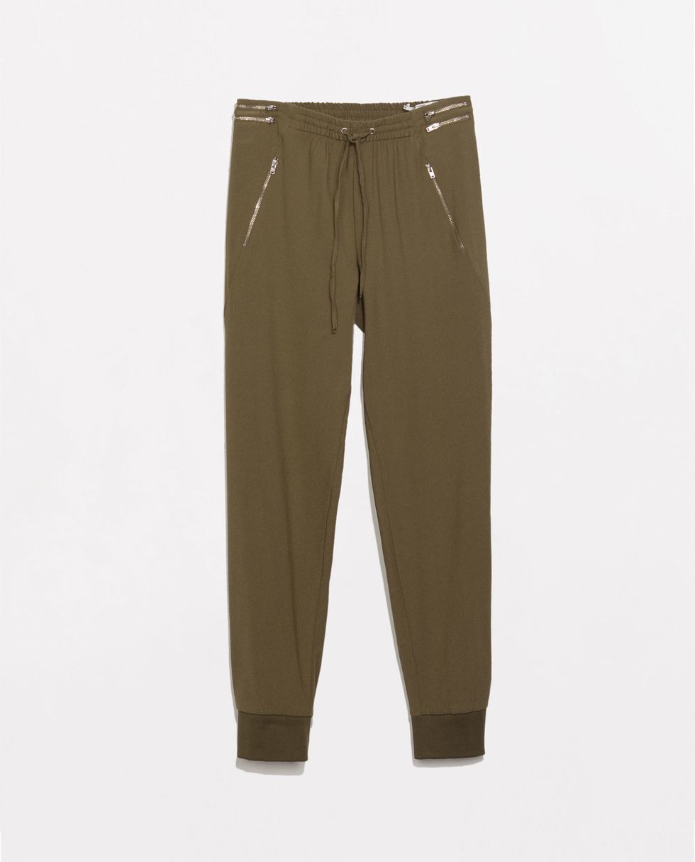 Jogging pants, £39.99, Zara