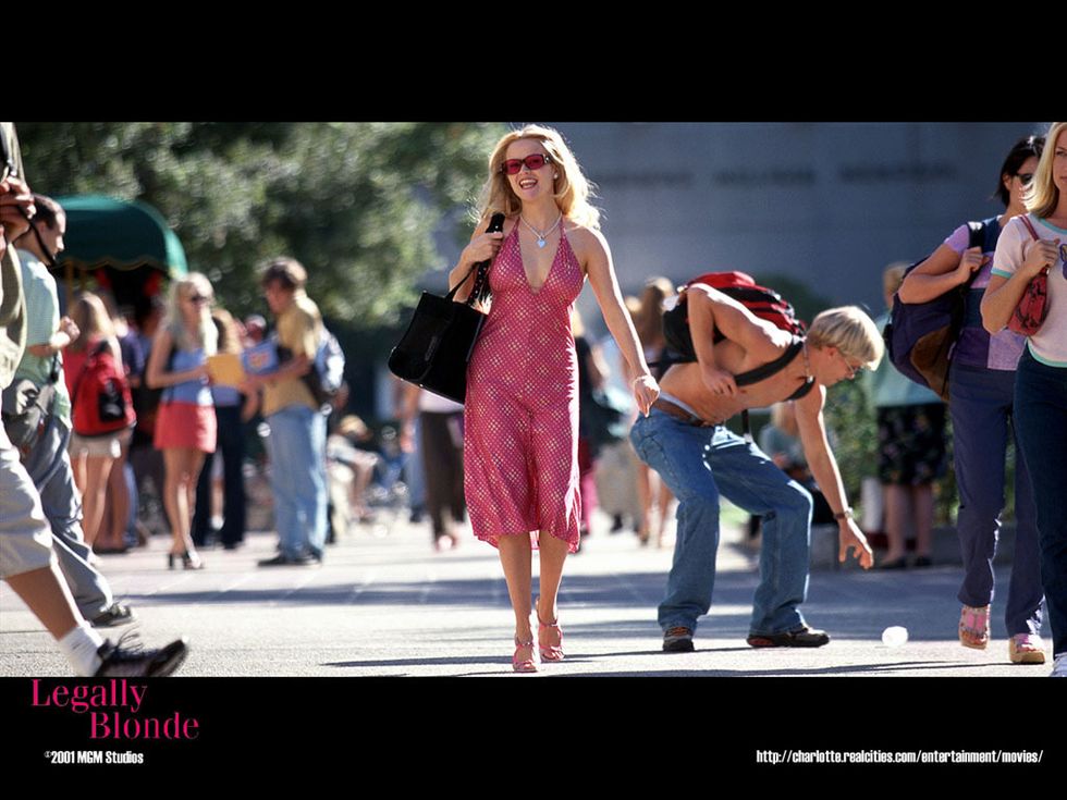 Legally Blonde Elle on Campus