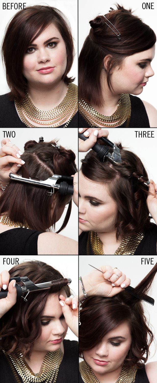 Hair how-to: cool waves for shorter locks