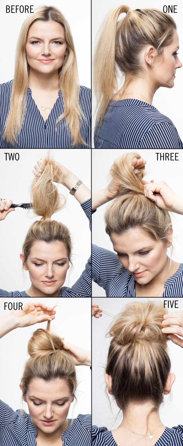 Hair how-to: styling the perfect top knot