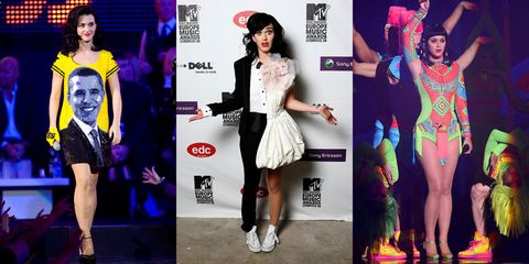 Katy Perry crazy fun outfits celebrity style cosmopolitan.co.uk