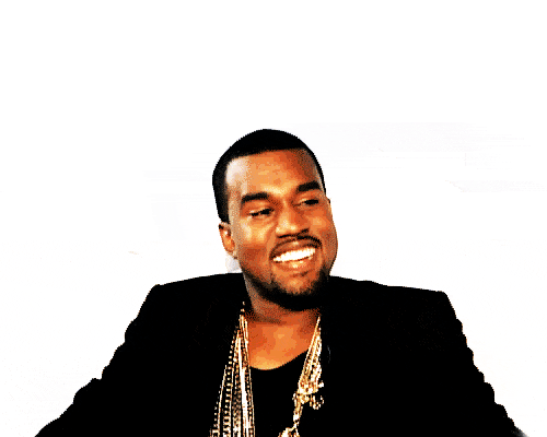kanye west frowning gif