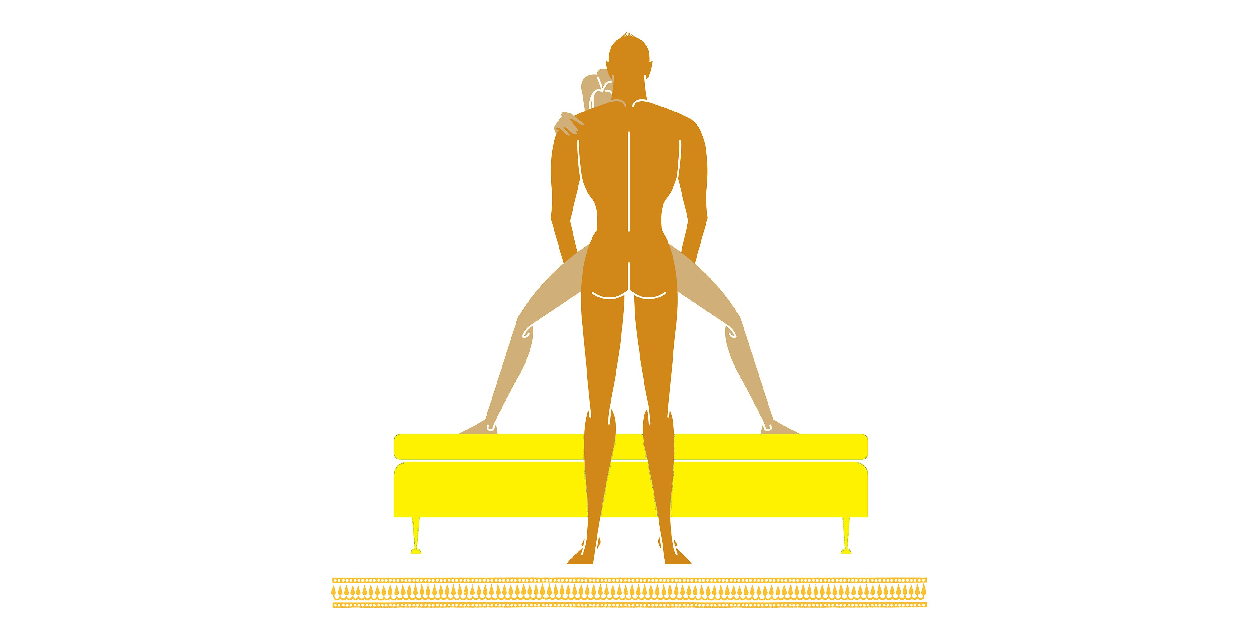 4000px x 2000px - Karma Sutra sex positions: Sofa spread-eagle sex position