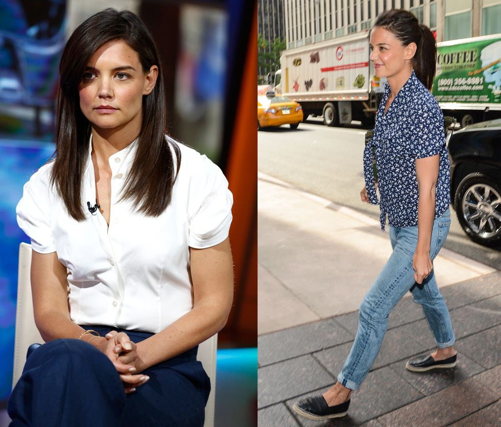 Katie Holmes in jeans and on the Today Show - celebrity style photos - fashion - cosmopolitan.co.uk