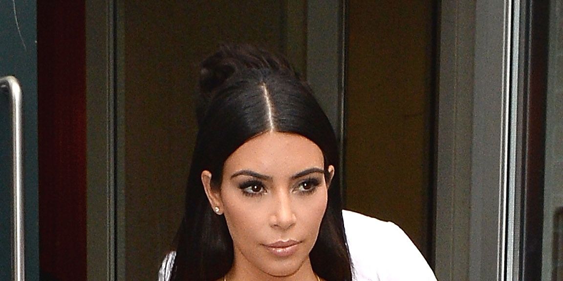 Kim Kardashian wears the shortest crop top we’ve ever seen