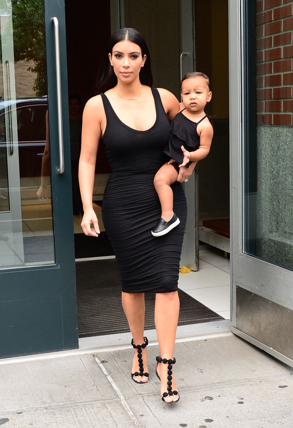 Kim Kardashian and North West out and about in matching outfits - cosmopolitan.co.uk