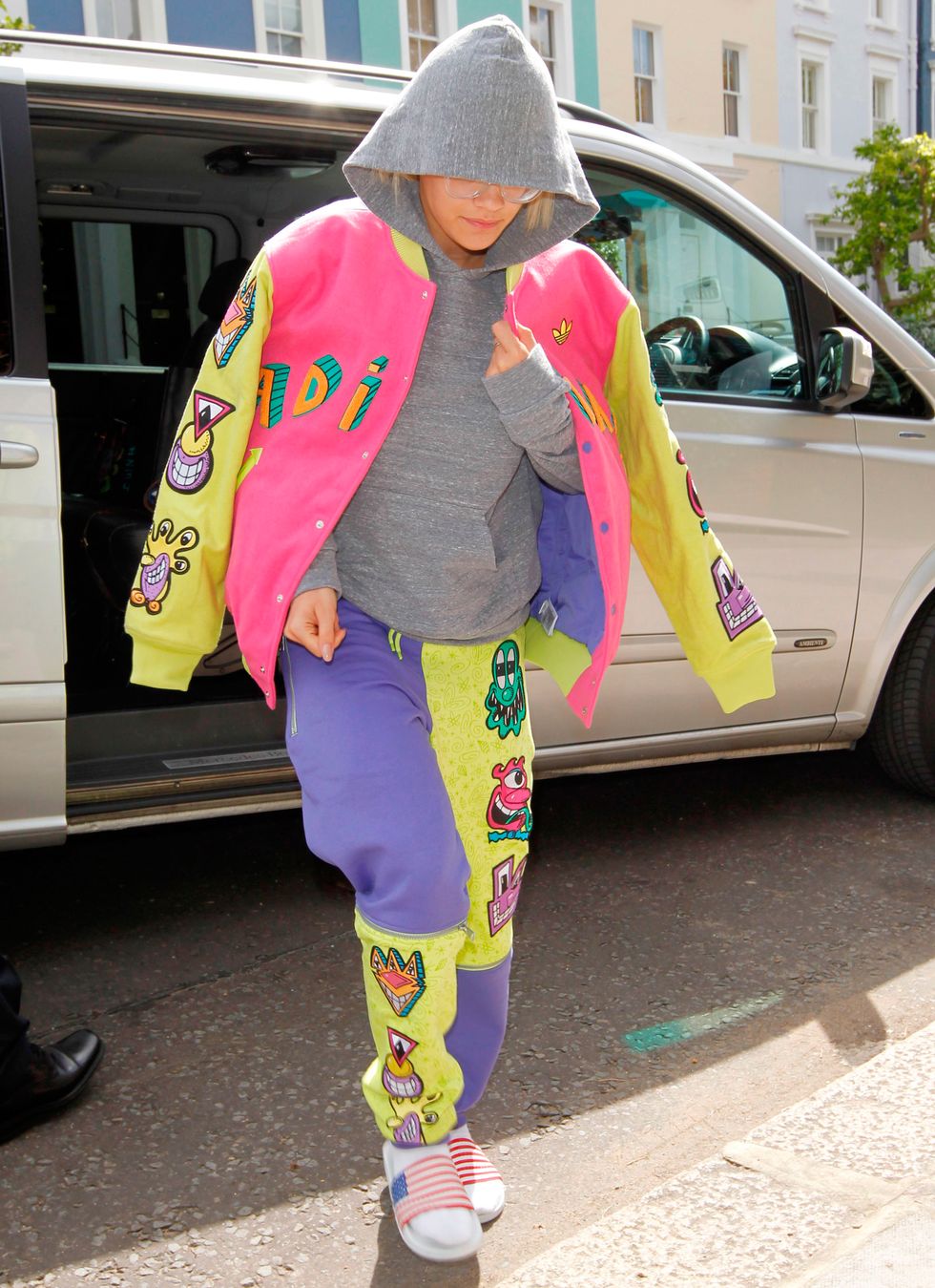 Rita Ora's statement Adidas tracksuit - celebrity style photos - fashion - cosmopolitan.co.uk