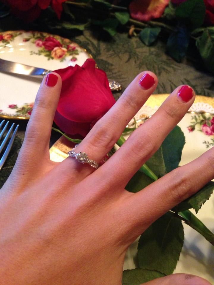 Frozen disney princess proposal engagement ring