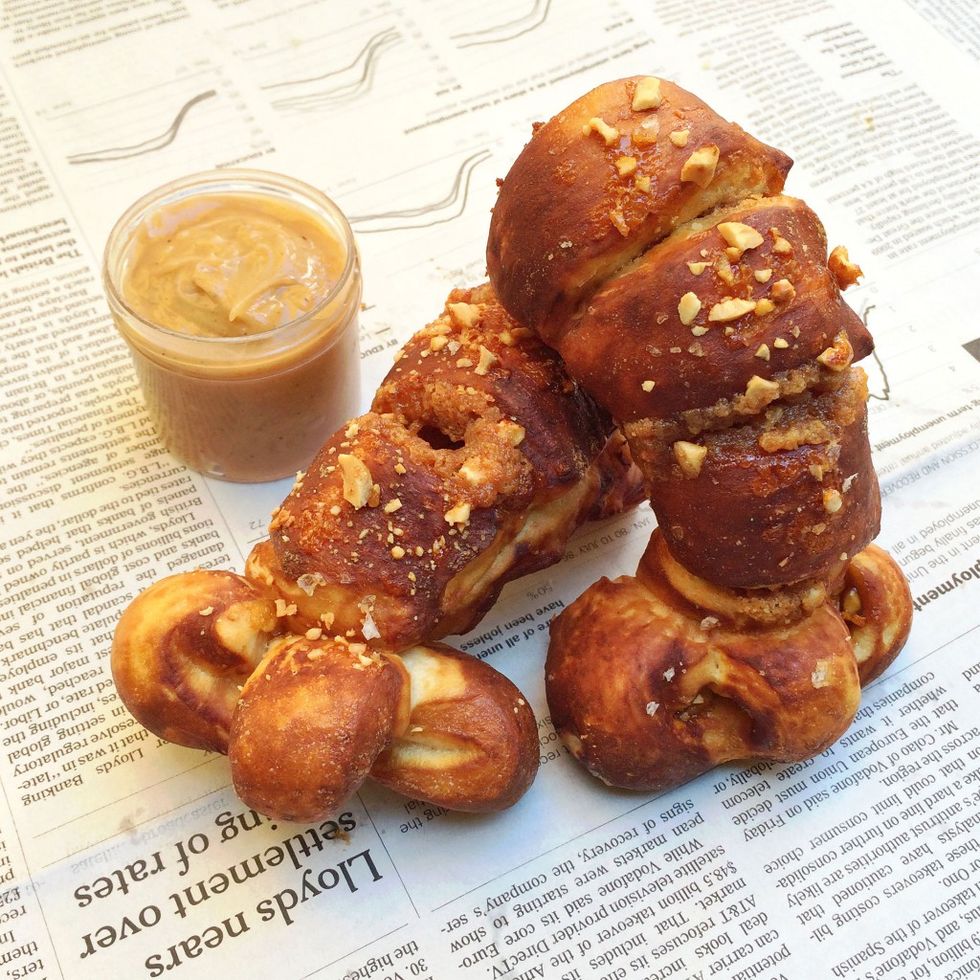 The Lobster Tail Pretzel, created by New York-based pastry chef Dominique Ansel.