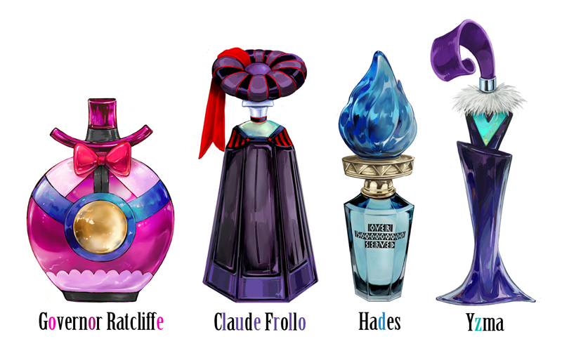 Disney villain perfume bottles