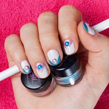 DIY nail art: How to make nail tints using eye shadows - picture step-by-step - Cosmopolitan.co.uk