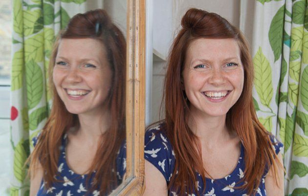 Blogger Lucy Aitken Read hasn't shampooed her hair in two and a half years - 'no-poo' method - Happy Hair book author - hair trends - 2014
