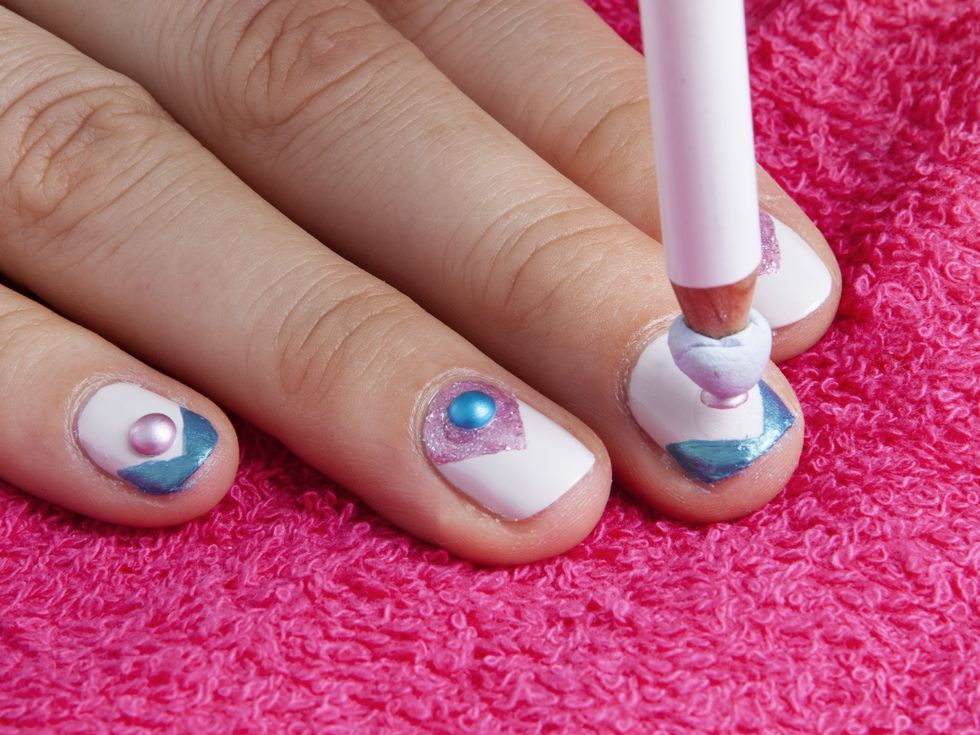 DIY nail art: How to make nail tints using eye shadows - picture step-by-step - Cosmopolitan.co.uk