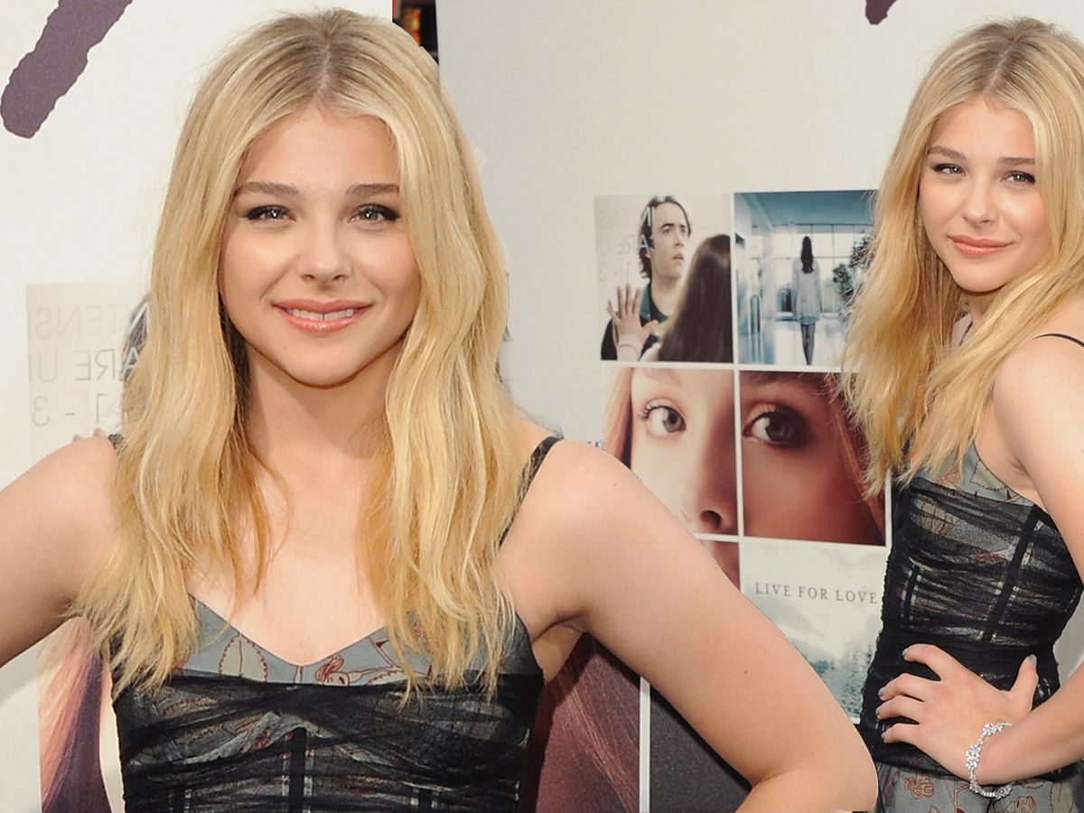 Chloe Grace Moretz Wears Flattering Voluminous Hair to the If I Stay  Premiere