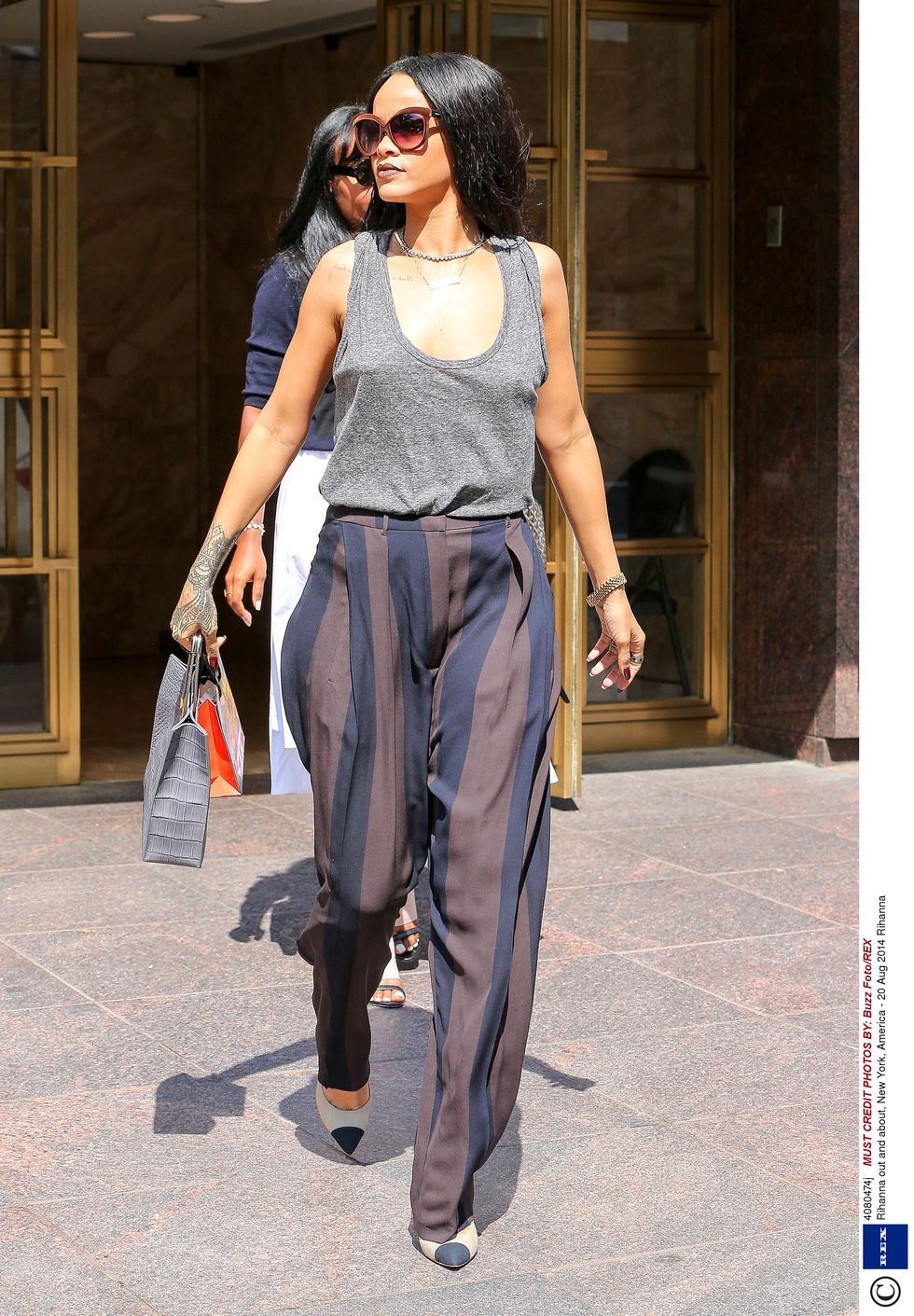Rihanna rocks the Normcore trend and nails it