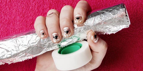 12 Amazing Diy Nail Art Designs Using Scotch Tape 3 A Simple Diagonal