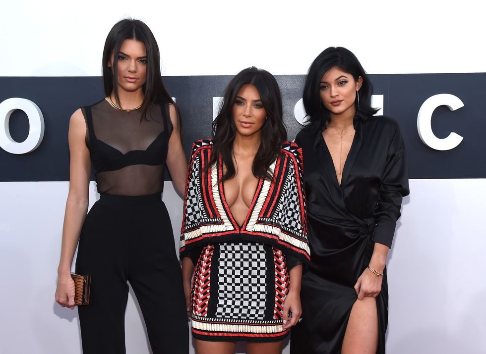 Kim Kardashian and Kendall and Kylie Jenner opt for sexy ensembles at MTV Video Music Awards