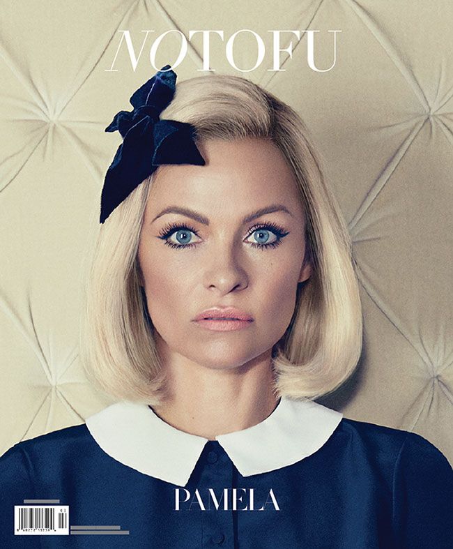 Pamela Anderson looks amazing in her retro shoot for No Tofu magazine