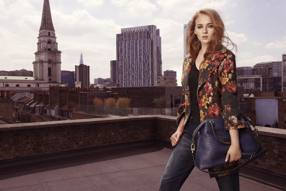 Sophie Turner is the face of Karen Millen's AW14 collection