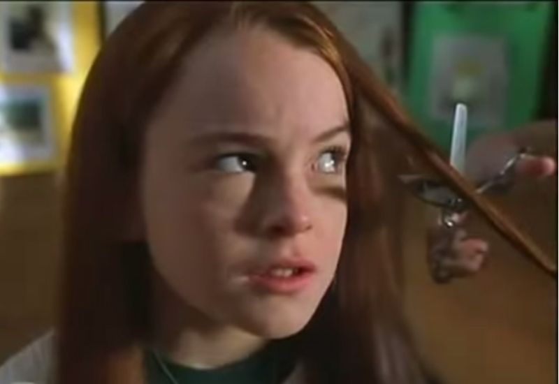 18 home truths that only girls with short hair will understand - Linday Lohan in The Parent Trap