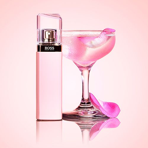 boss fragrance with rose martini cocktail - drinks on me: how to match your fragrance to your fave cocktail - cosmopo