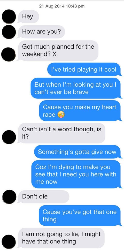 Here S What Happens When You Use One Direction Lyrics As Chat Up Lines Here S What Happens When You Use One Direction Lyrics As Chat Up Lines