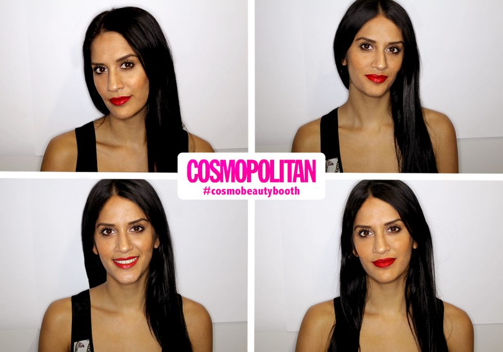 True red lipsticks tested on different skin tones - Cosmo Beauty Lab picture review - Cosmopolitan.co.uk