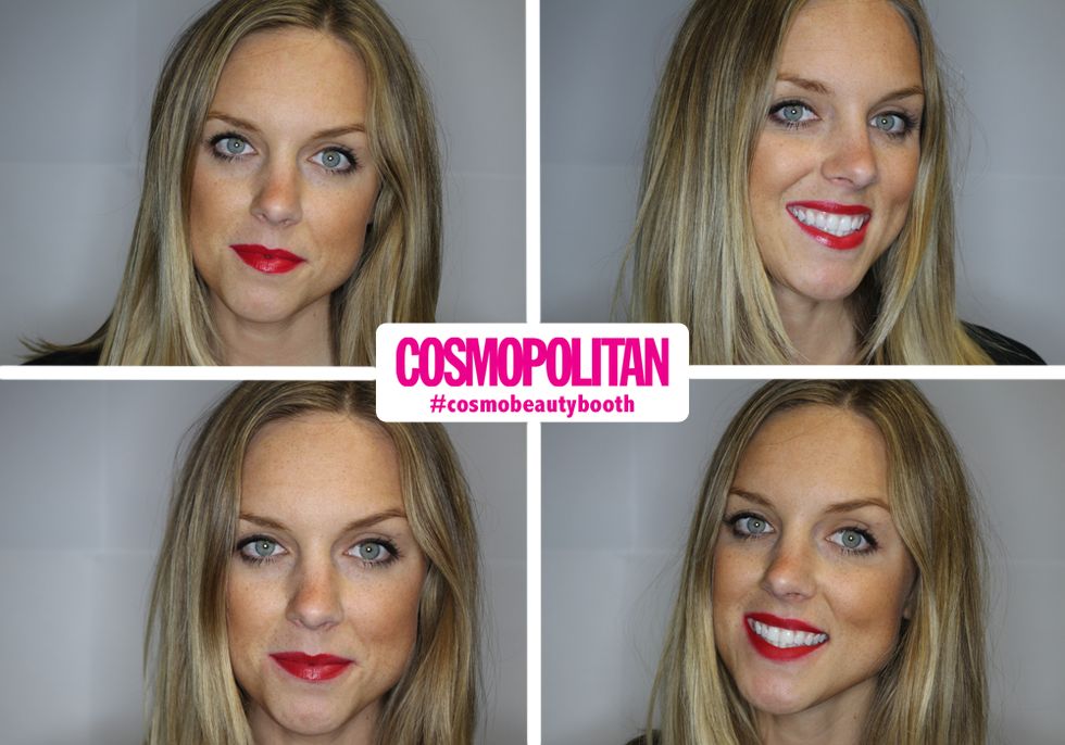True red lipsticks tested on different skin tones - Cosmo Beauty Lab picture review - Cosmopolitan.co.uk